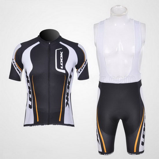 2011 Maillot Look Tirantes Mangas Cortas Negro Y Blanco (2)